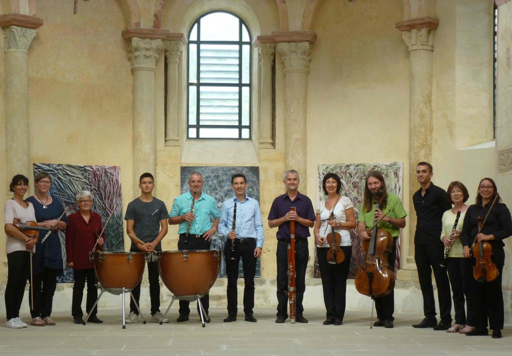 2septembre 2017-concert exposition de peinture au prieuré de Salaise sur Sanne